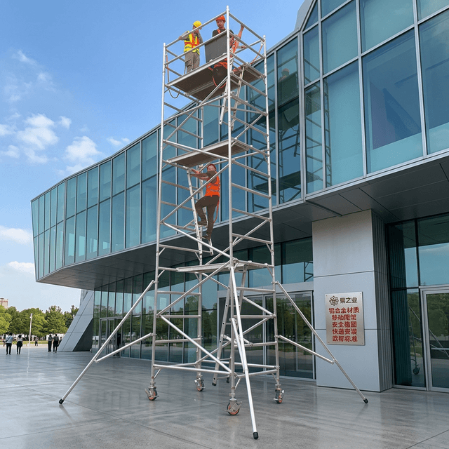 Museum facade touch-up
