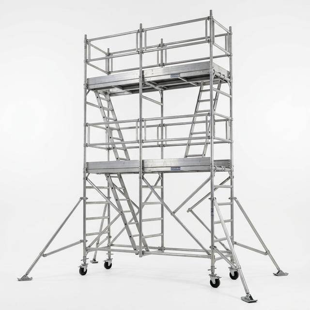 Double Width Scaffold Tower Supplier | Wide Aluminium Mobile Tower Systems